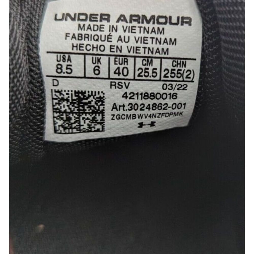 Under armour Charged Assert 9 Women's Running Shoes - Black/White, US 8.5W - Picture 11 of 16